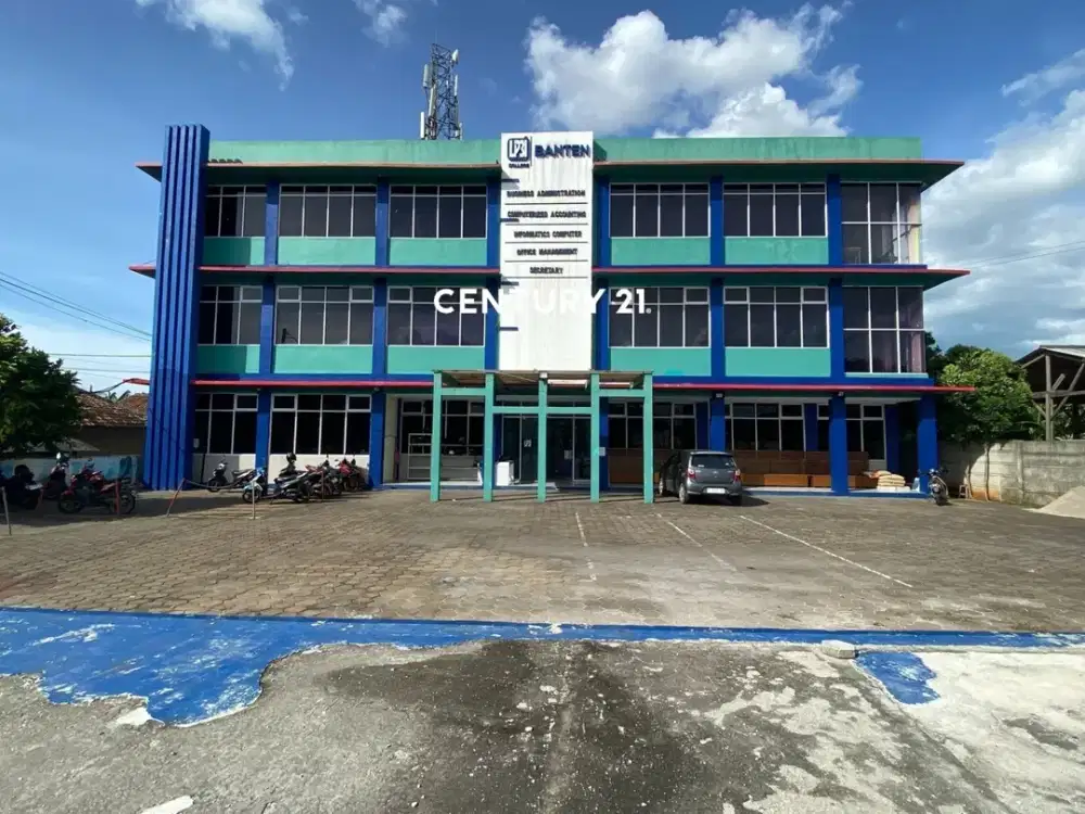 DIJUAL GEDUNG KAMPUS SIAP OPERASIONAL DI SERANG  BANTEN