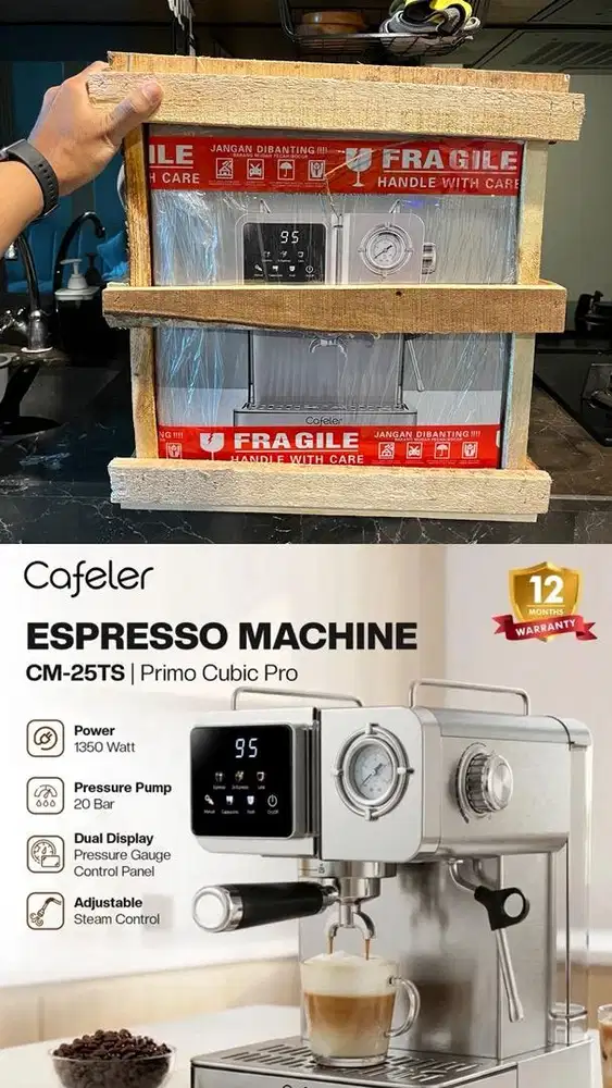 Espresso machine cafeler CM 25TS