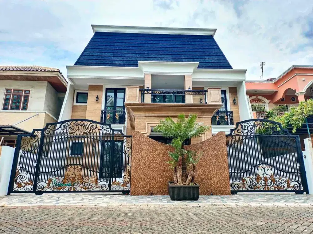 RUMAH MEWAH BARU RENOVASI FULL MARMER SHM 2 LANTAI BRAND NEW FURNISHED  VILLA KELAPA GADING