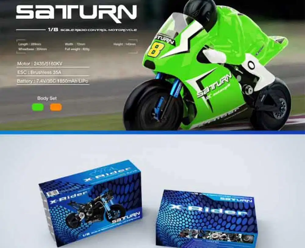Dijual X-Rider Saturn RTR Baru. RC Motor