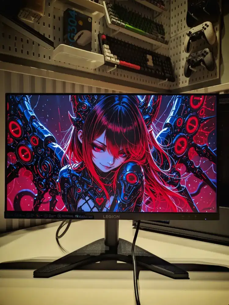 pc monitor gaming murah lenovo legion 144hz (garansi panjang)