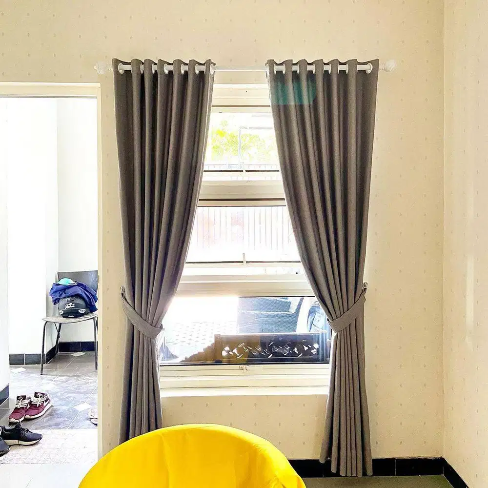 Jual gorden jendela model terbaru gorden pintu blackout gorden kantor