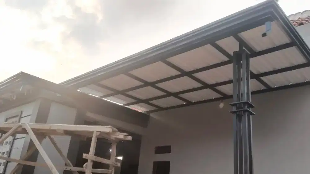 Kanopi besi atap alderon bandar lampung