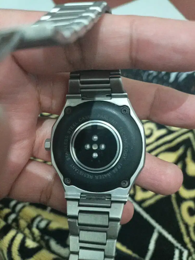 Jual cepat jam tangan parlent digital silver kondisi layak pakai
