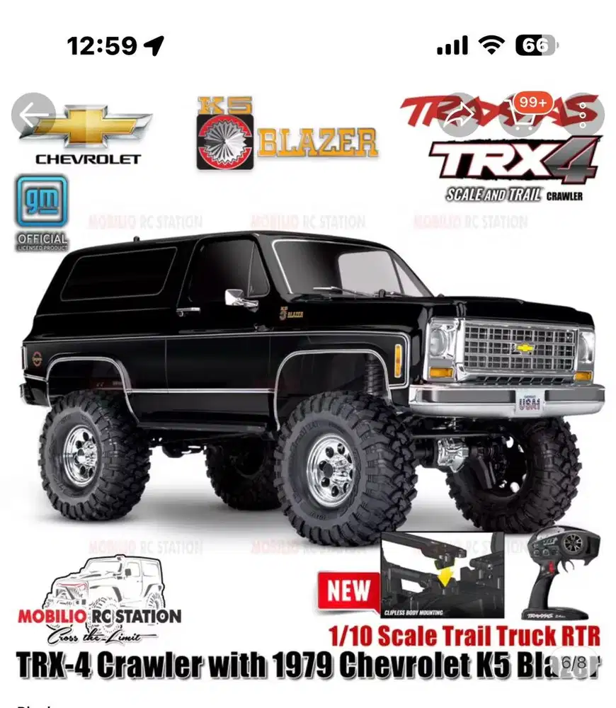 Dijual Traxxas TRX4 Baru. Harga murah