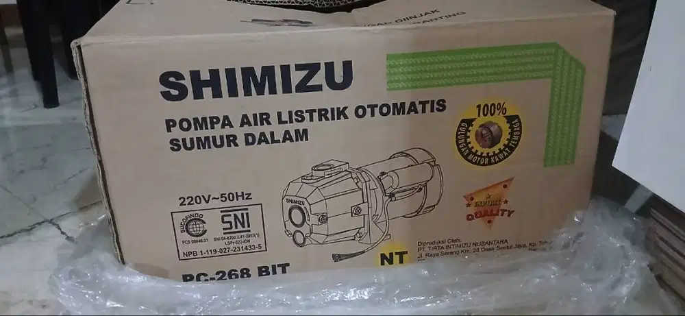 mesin air shimizu 268