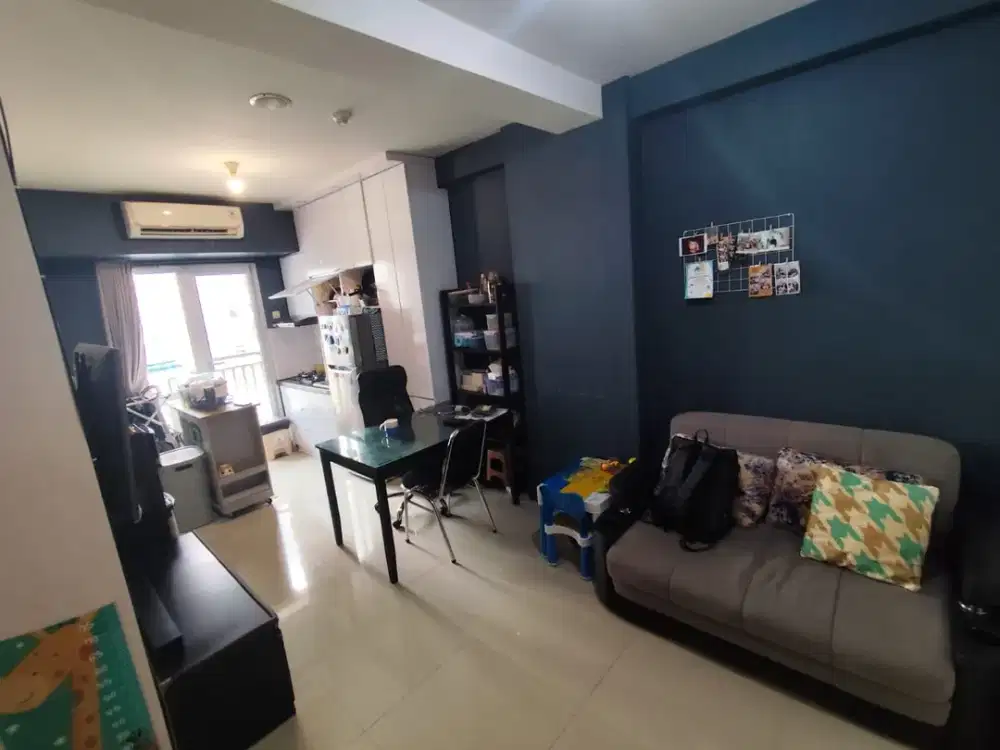 Dijual 2BR Oak Tower B Lantai Tinggi - View Kolam Renang, Full Furnish, Dan Dekat Jaklingko