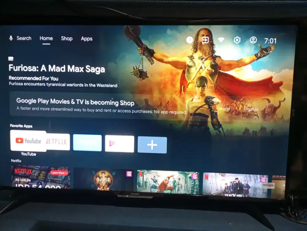 TV LED SHARP 50 INC ANDROID TYPE 2T-C50BG1