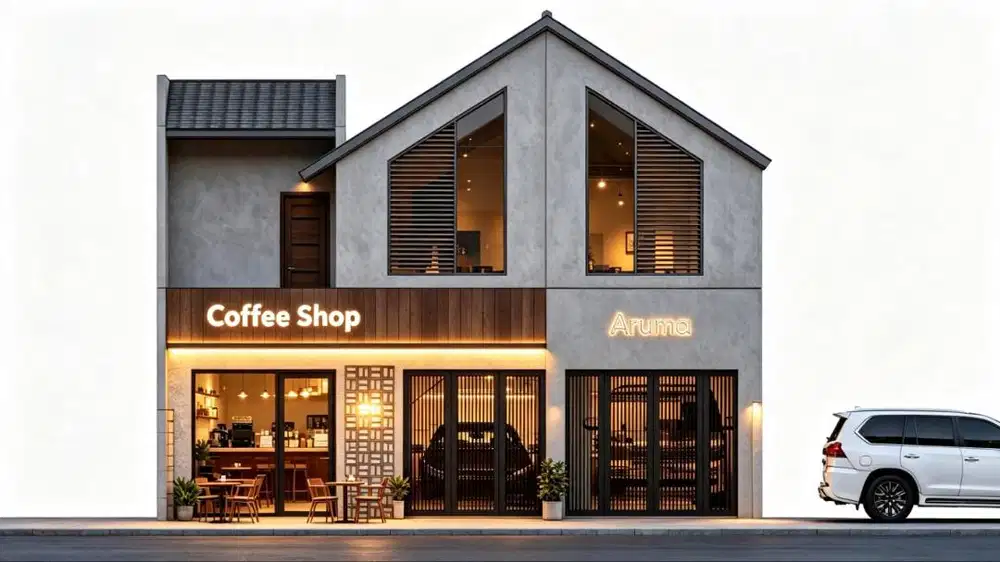 Jasa Desain dan gambar 3D interior exterior