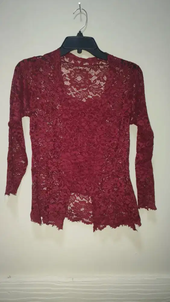 Kepala merah maroon ukuran L