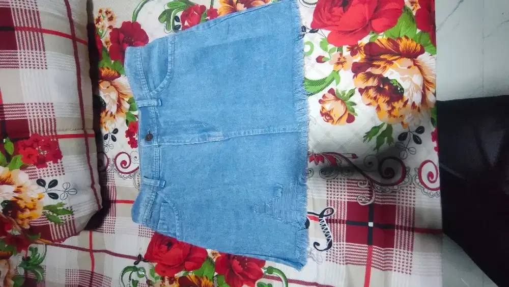 Rok jeans ukuran XL