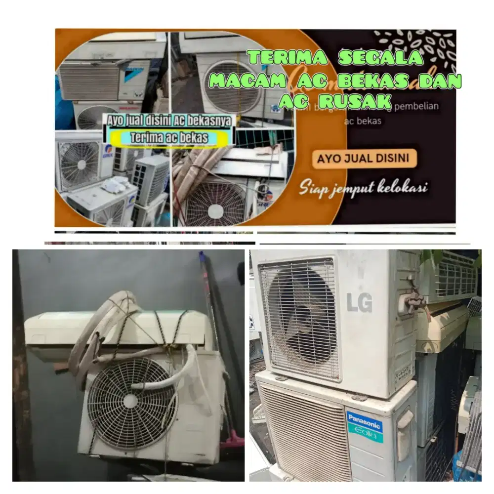 Terima ac bekas rusak