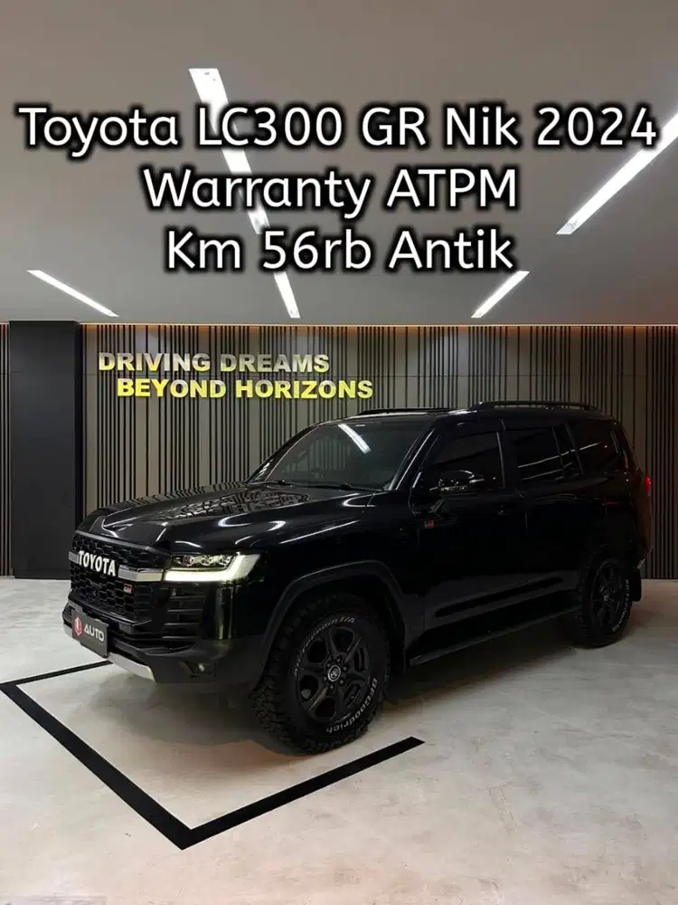 Toyota Land Cruiser LC300 GR 2024 Hitam LC 300 GRS Km56rb AA1788DK