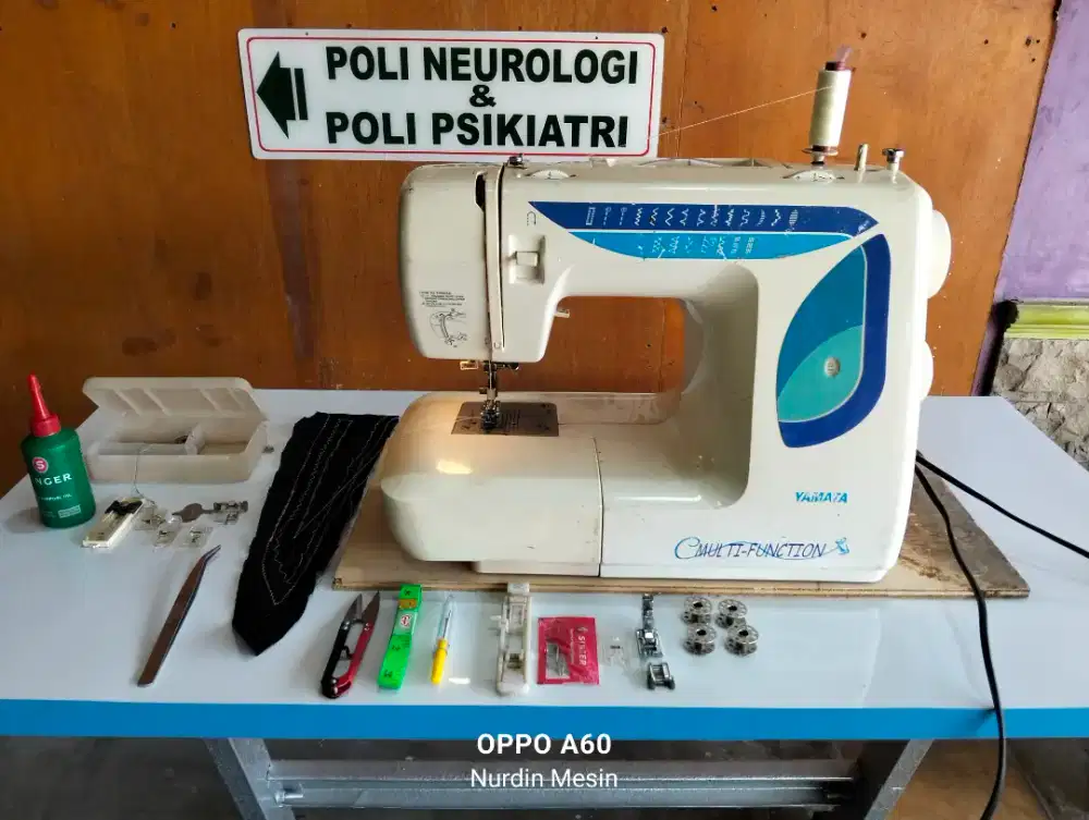 Mesin jahit Multifungsi model portable merk YAMATA seri FY930 ok