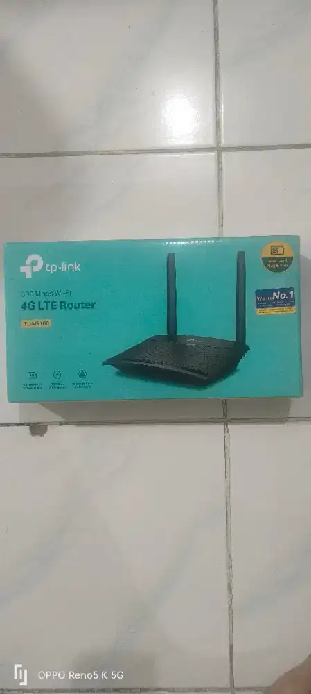 Saya mencoba menjual sebuah router.