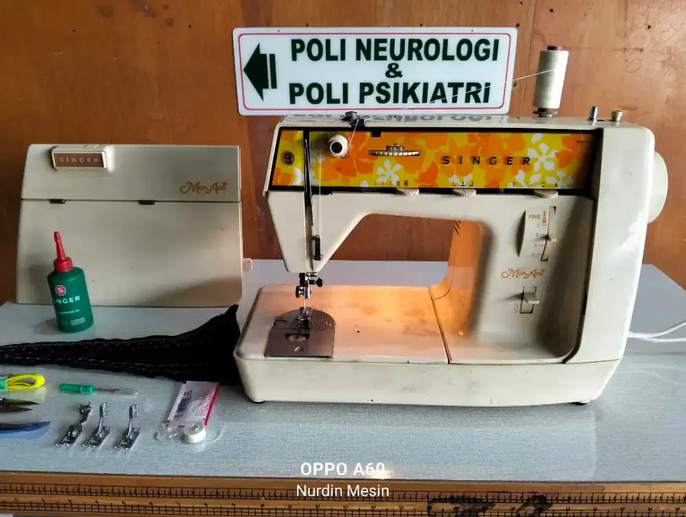 Mesin jahit Multifungsi merk SINGER MonAmi tipe 384 siappakai ok