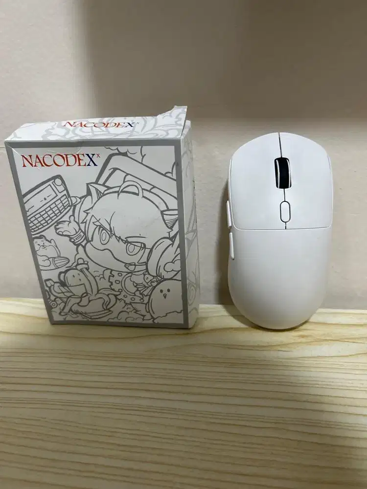Ajazz nj07 gaming mouse white color