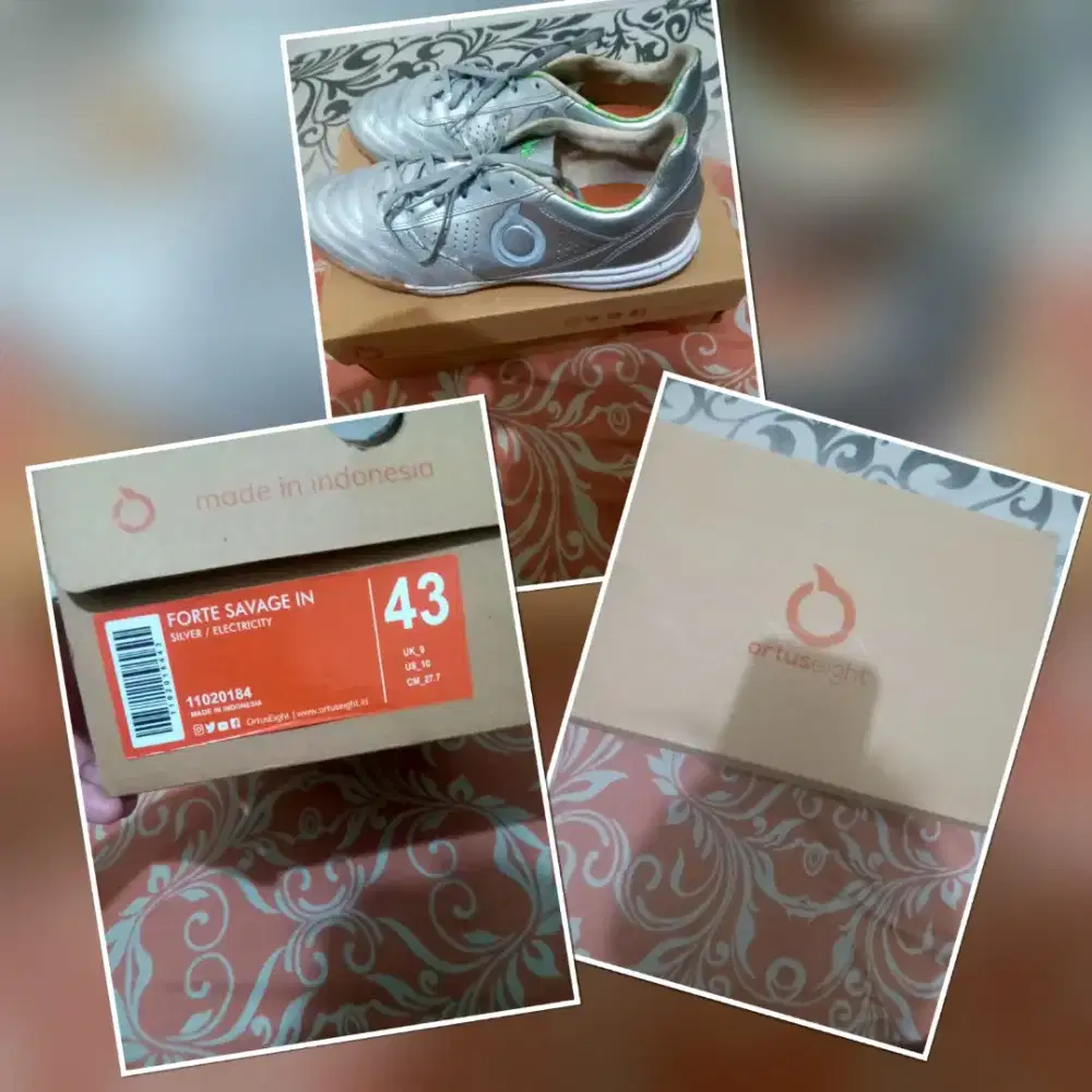 Sepatu futsal Ortuseight ori 100%