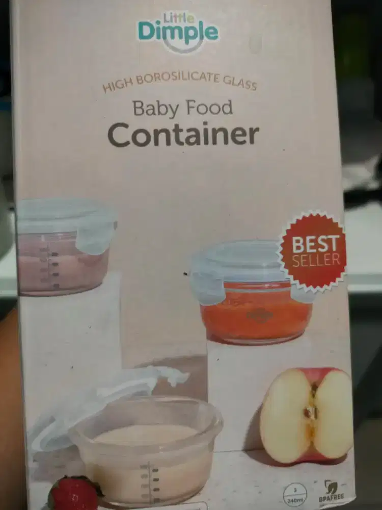 little dimple baby food container 240ml