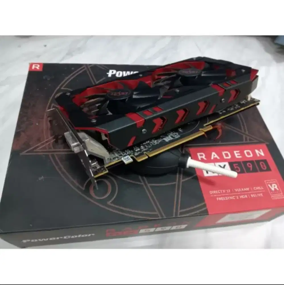 AMD VGA Card Power Color Radeon RX590 8GB GDDR5 Red Devil Series