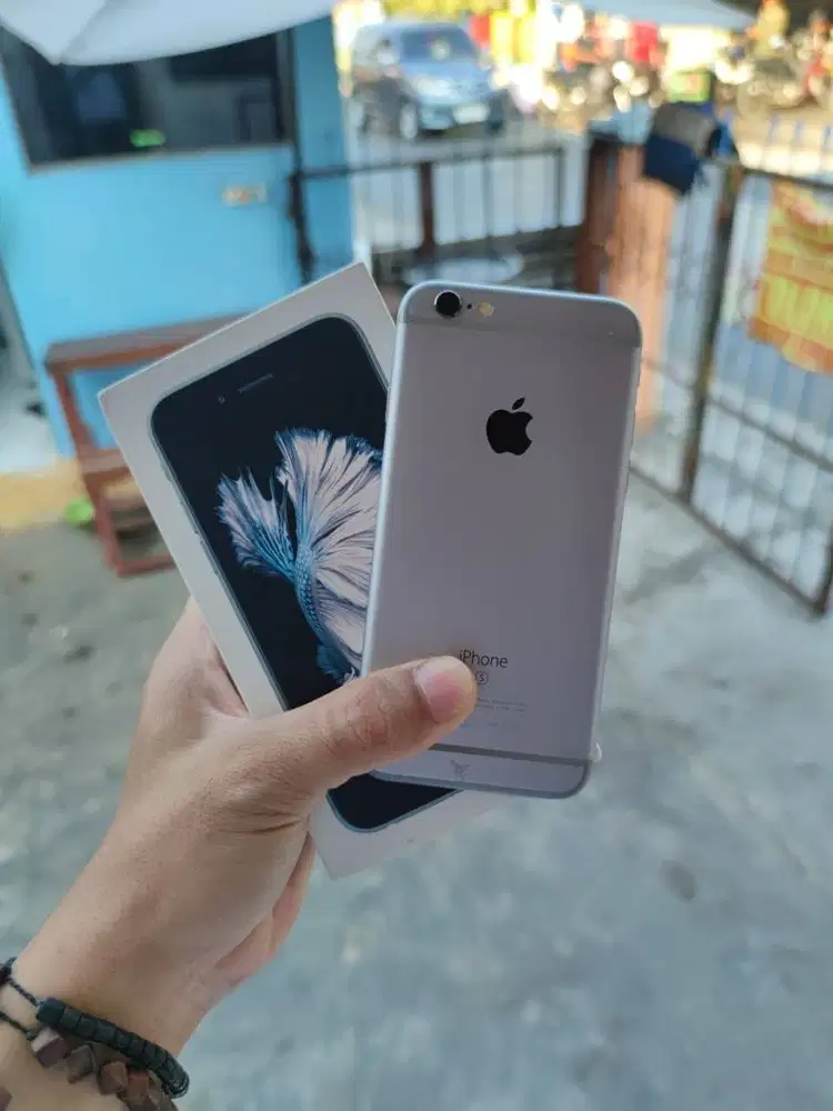 iPhone 6s 64GB Silver Second | Unit + Box | No Minus | Siap Pakai