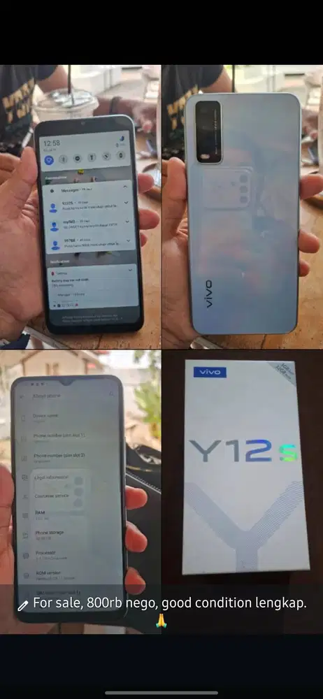 Vivo y12s 3/32gb