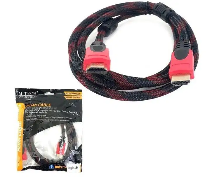 Kabel HDMI to HDMI 1,5m, 3 m, 5m Gold Plated M-Tech