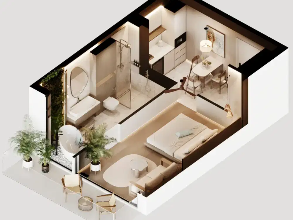 1 Bedroom Apartment for sale at Ramada Encore Pandawa Hills