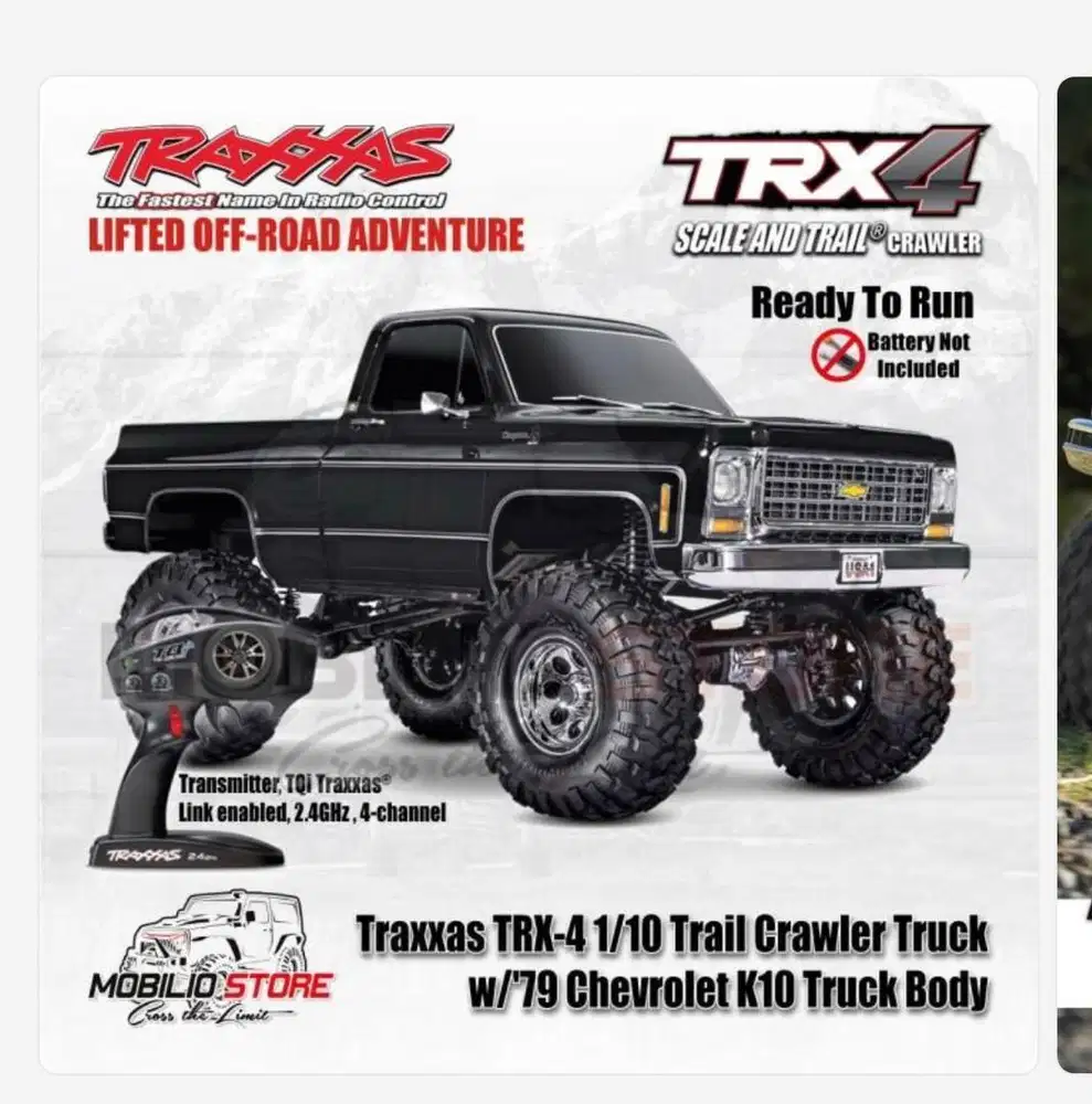 Dijual Traxxas TRX4 Baru. Harga murah