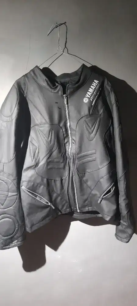 Jaket kulit yamaha ori