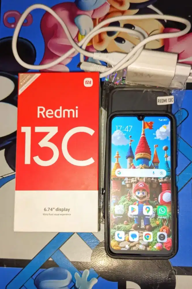 HANDPHONE REDMI 13C RAM 8+256GB FULLSET