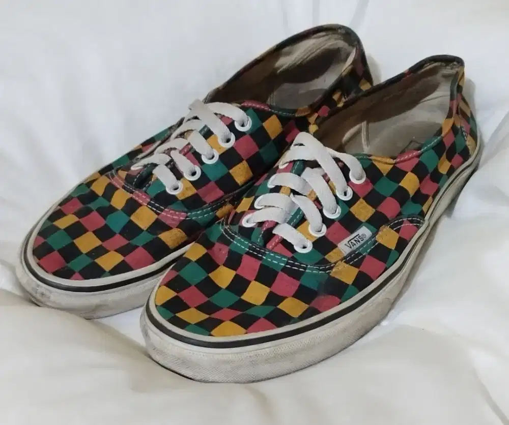 Vans Authentic Washed Multi Checker