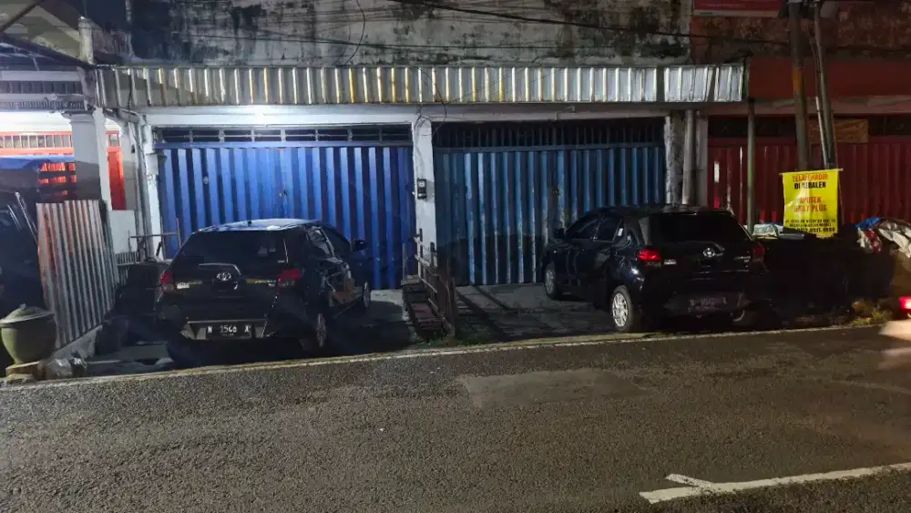 disewakan gudang akses tengah kota luas