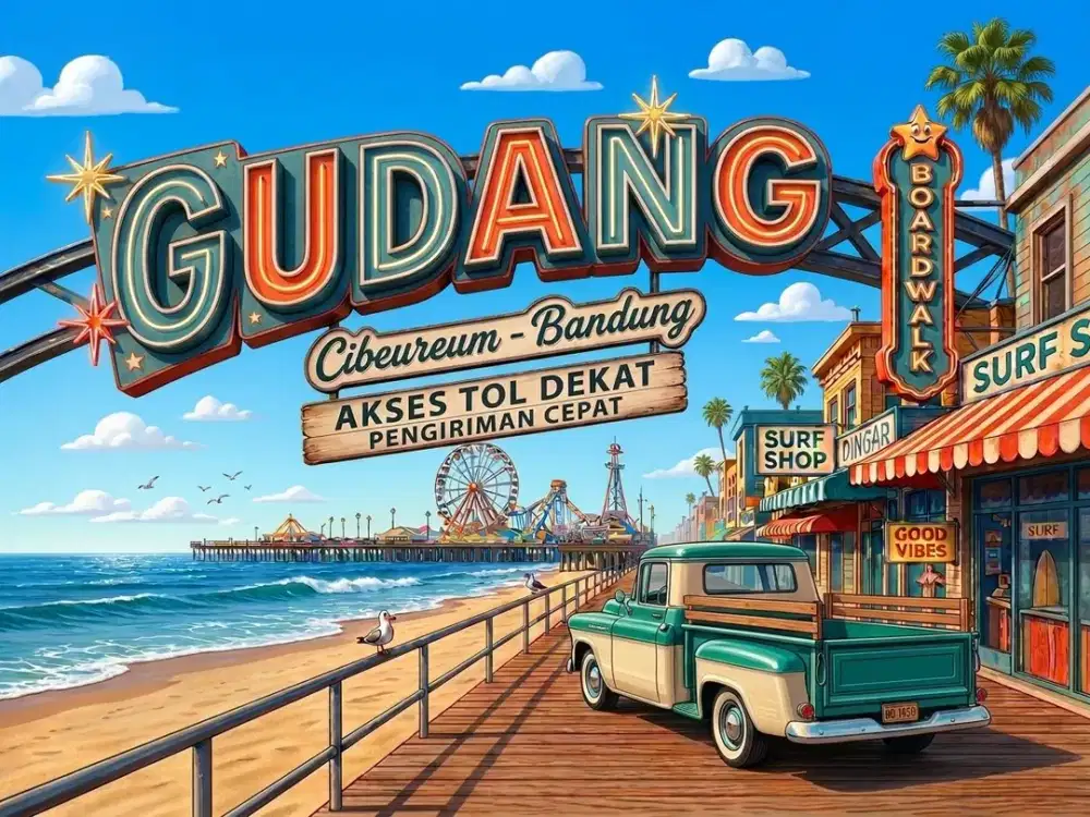 JUAL GUDANG DI CIBEUREUM, ANDIR, BANDUNG KOTA.