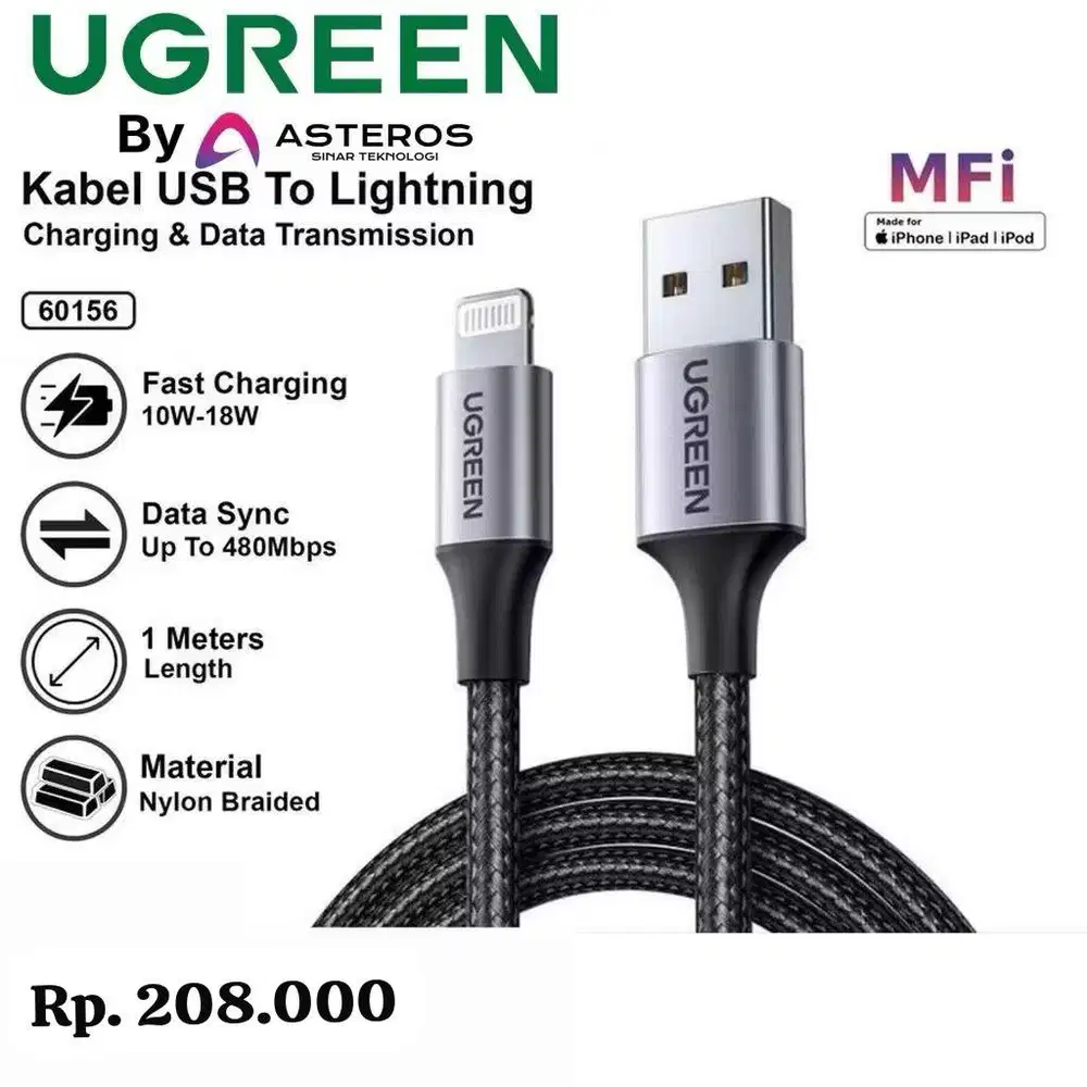 KD UGREEN USB TO LIGHTNING