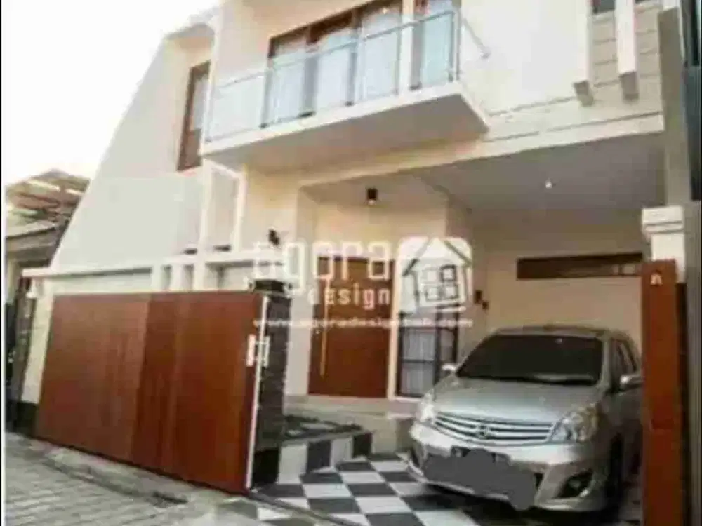 Rumah One Gate Security Ada Kolam Ikan Kerta Dalem Sidekarya Jl5mtr