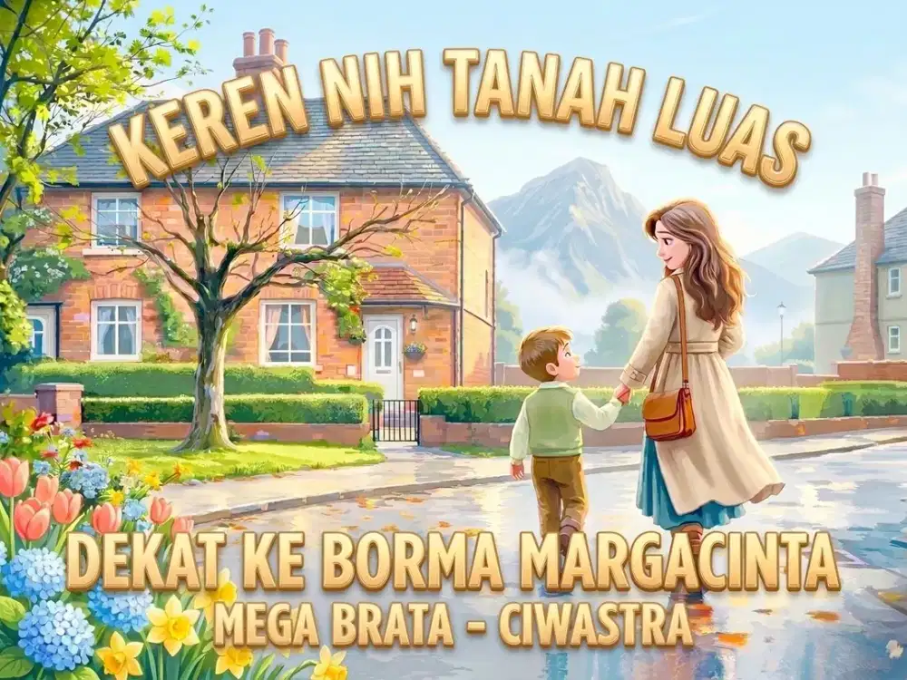 JUAL RUMAH DI KOMPLEK MEGA BRATA, CIWASTRA, BUAH BATU, BANDUNG KOTA.