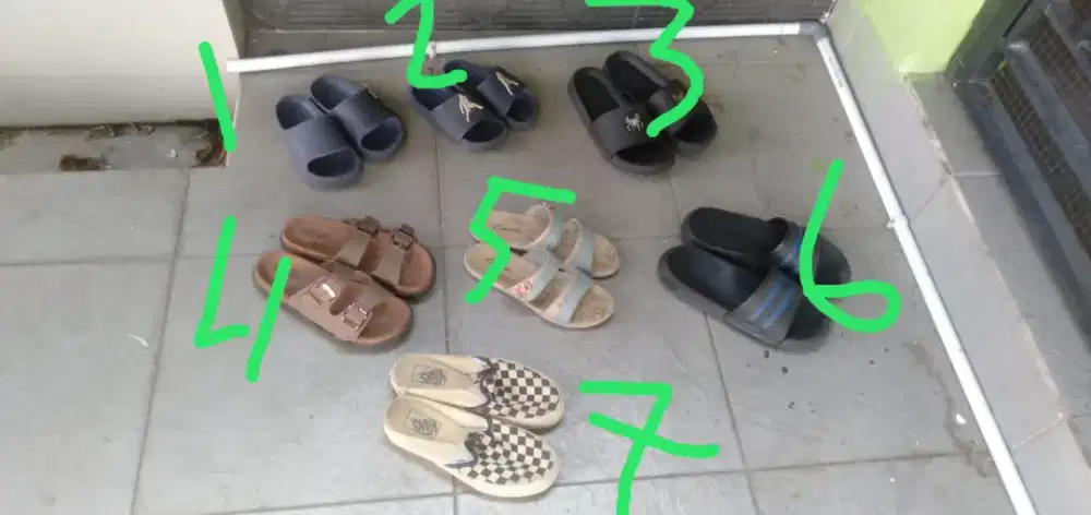 Di jual sendal dan sepatu ukuran dari 36,37,3839,40,41