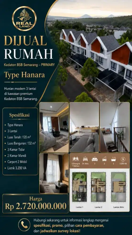 Kedaton Homes Kawasan BSB SEMARANG - Developer Promo PPN