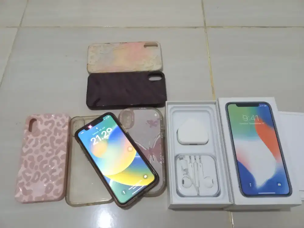 Iphone X 256gb fullset...