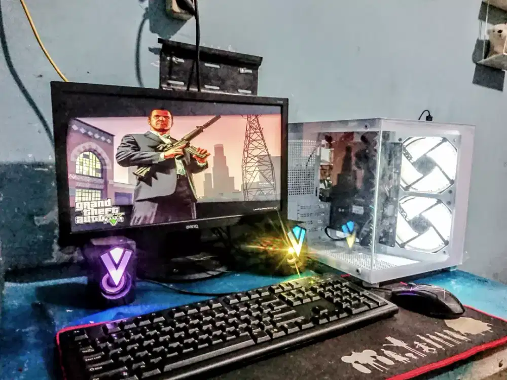 Pc gaming ryzen 3 nvme 256gb ram 8gb lengkap