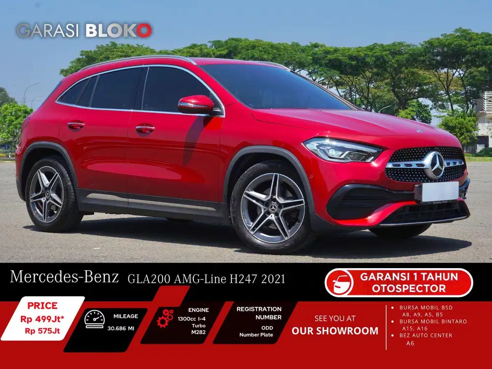 Warranty ON - Mercedes Benz GLA200 AMG-Line H247 2021