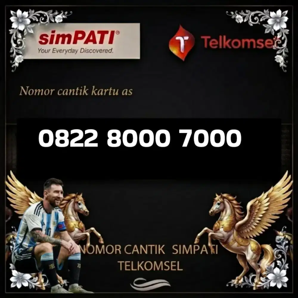 Nomor cantik simpati SERI double ribuan