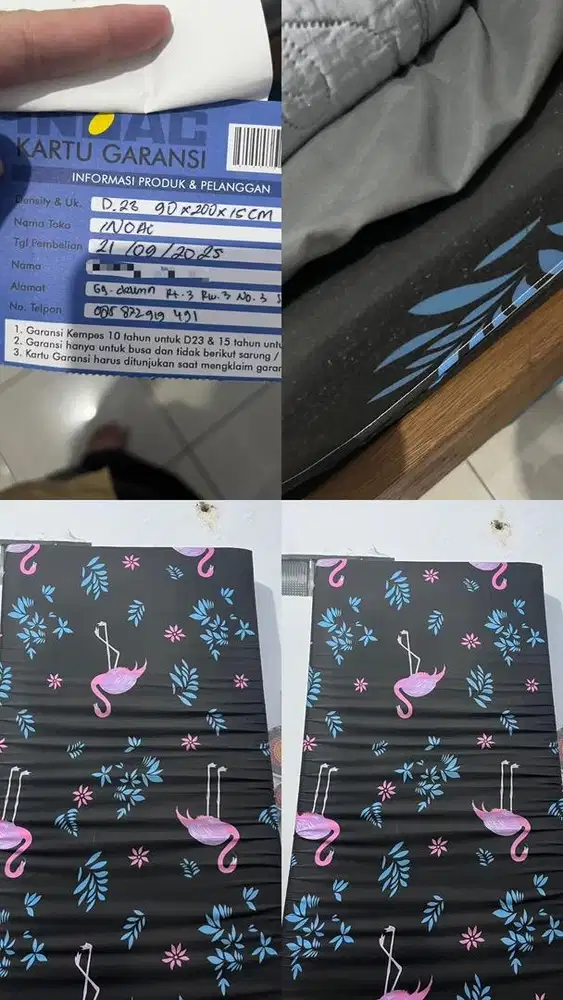 Mau jual kasur inoac ukuran 90 × 200 lokasi Jagakarsa harga 450