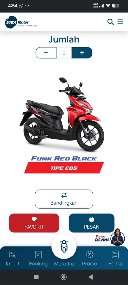 Motor beat baru