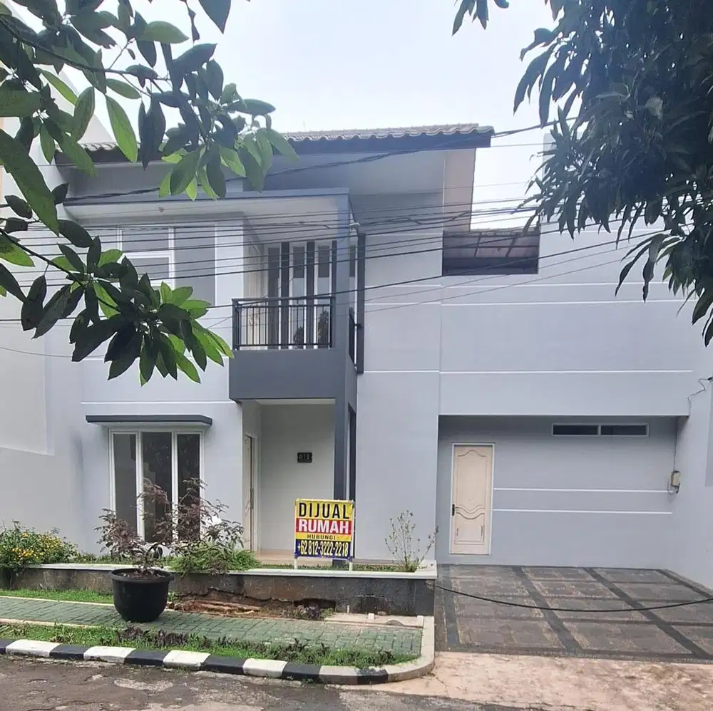 Jual rumah 2 lantai siap huni pesona khayangan depok