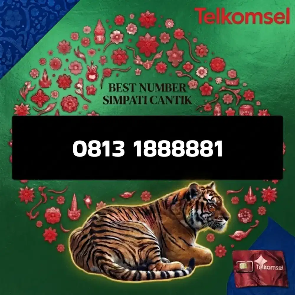 Nomor cantik simpati Telkomsel super