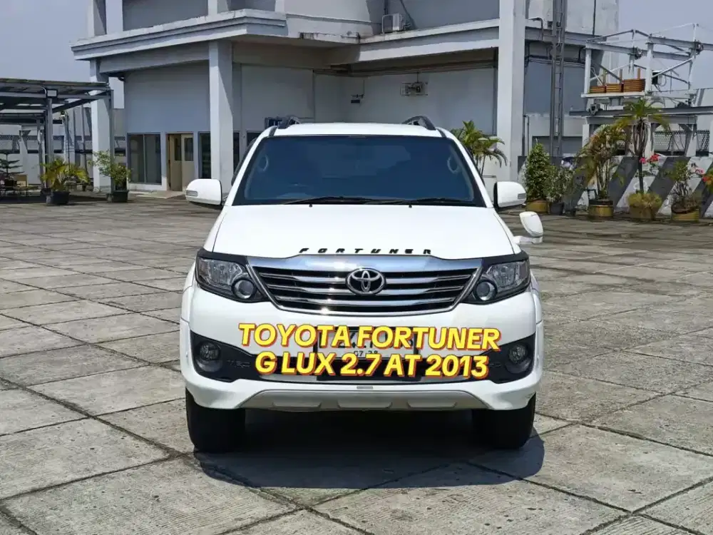 (KM89RB) TOYOTA FORTUNER G LUXURY 2.7 AT 2013/PAJAK  7-2027