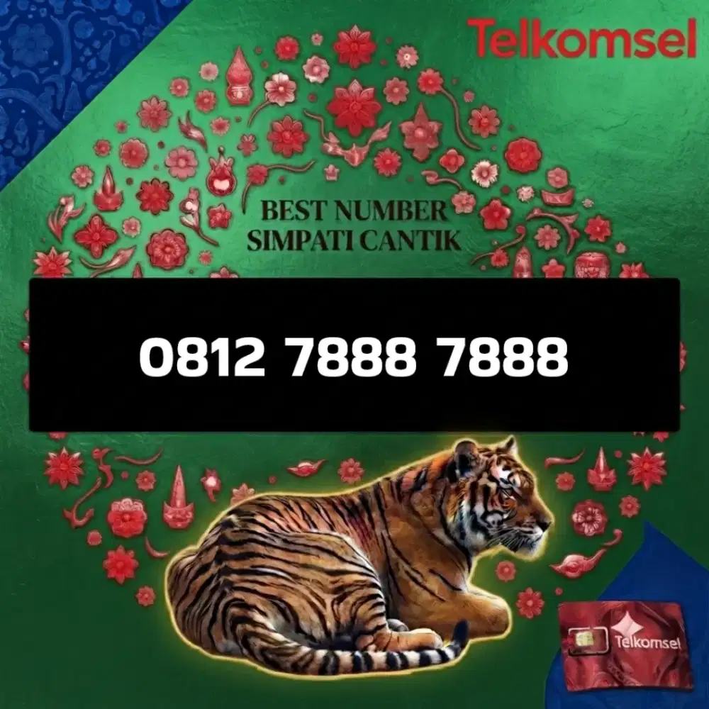 Nomor cantik simpati Telkomsel super