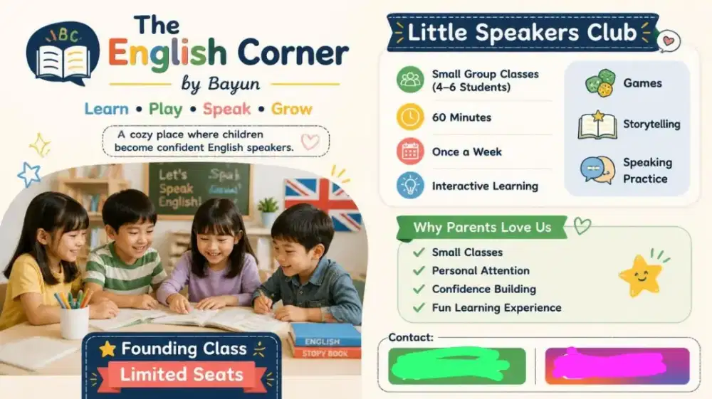 Kursus Bahasa Inggris Anak Antapani Bandung | FREE Trial Class